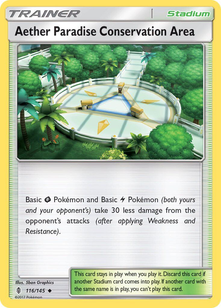 Aether Paradise Conservation Area - 116/145 - Pokémon TCG - Lightly Played - EN