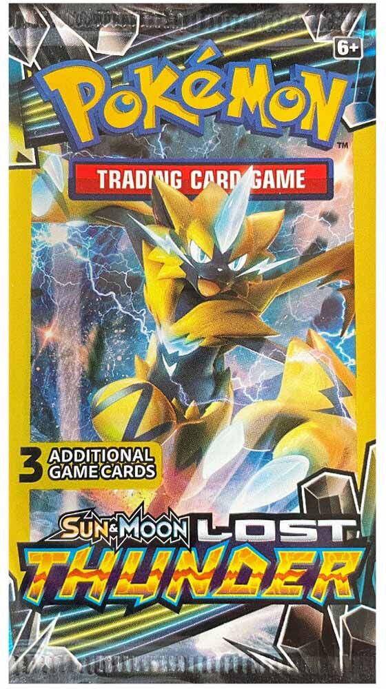 Pokémon Sun & Moon Lost Thunder 3-Cards/ 1 Booster Pack - EN