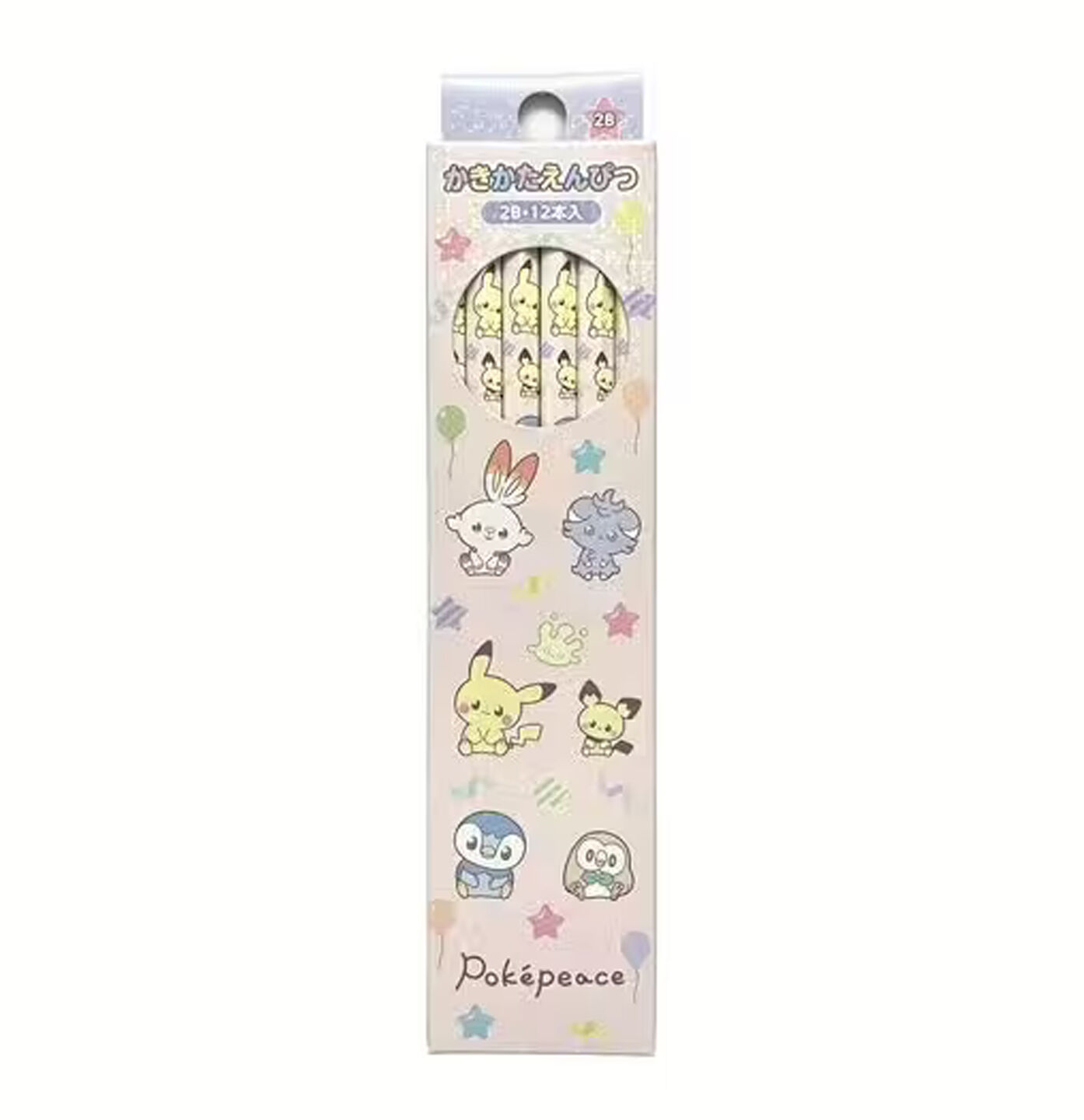 Pokemon Center Original Pencil 2B Poke Piece 12 Pack •