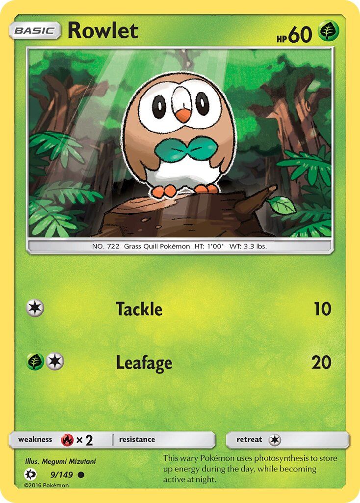 Rowlet - 9/149 - EN Rowlet - 9/149 - EN