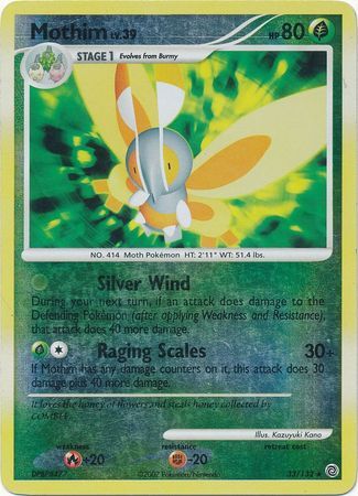 Mothim - 33/132 - Reverse Holo - EN