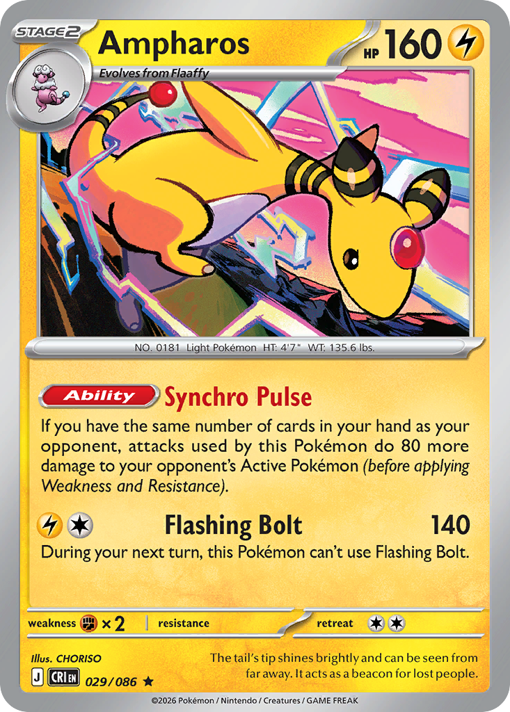 Ampharos - 029/086 - EN