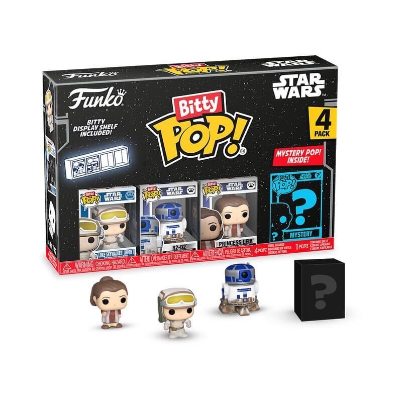 Star Wars Bitty POP! Vinyl Figur 4er-Pack Luke - 2,5 cm