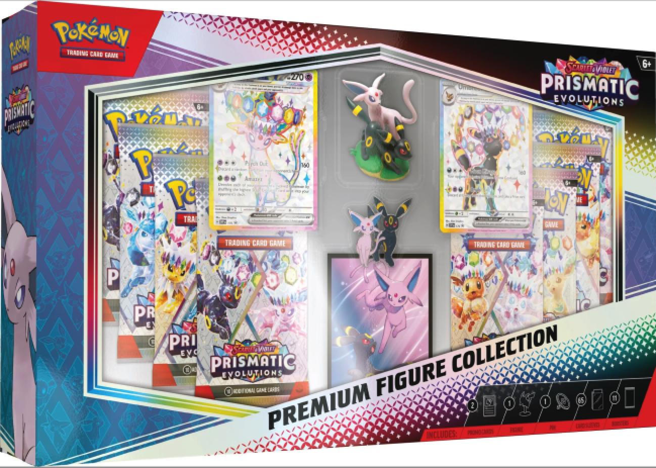 Pokémon TCG: Scarlet & Violet Prismatic Evolutions Premium Figure Collection Box - EN Pokémon TCG: Scarlet & Violet Prismatic Evolutions Premium Figure Collection Box - EN