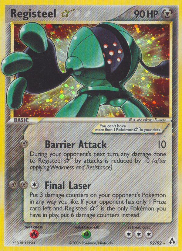 Registeel Star - 92/92 - EN Registeel Star - 92/92 - EN
