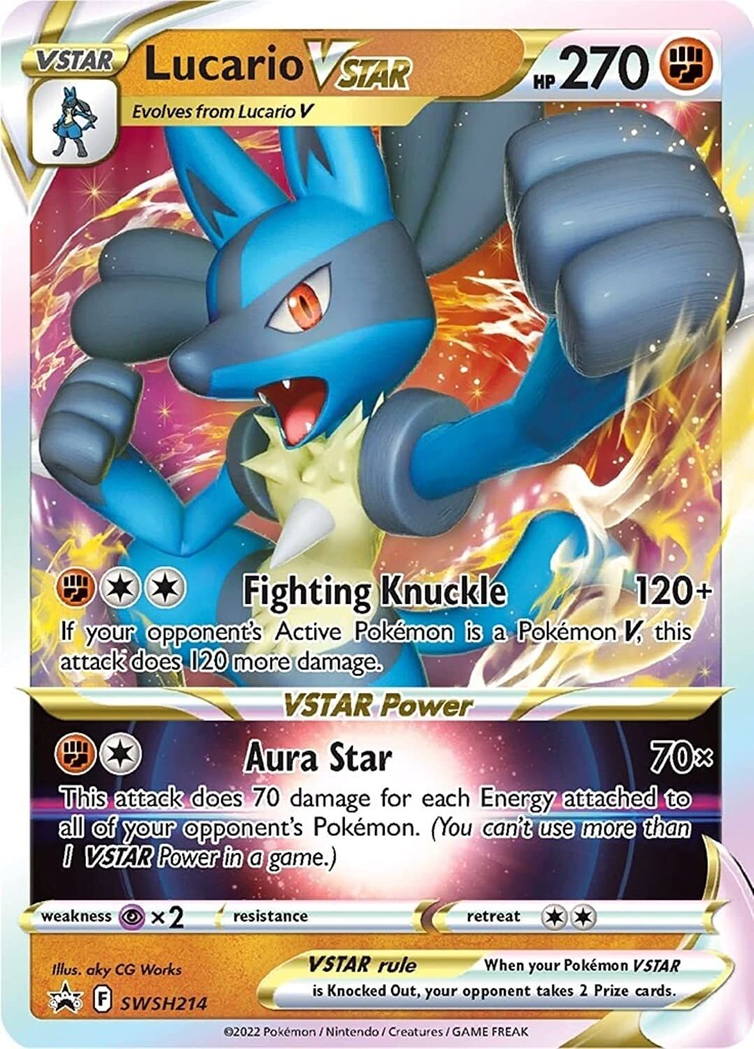 lucario-vstar-swsh281-xxl-oversized-promo-en Lucario VSTAR - SWSH281 - XXL Oversized Promo - EN