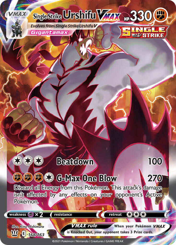 Single Strike Urshifu VMAX - 168/163 - EN