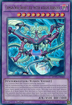 Crimson Nova-Dreiheit der finstere kubische Herrscher - Yu-Gi-Oh!