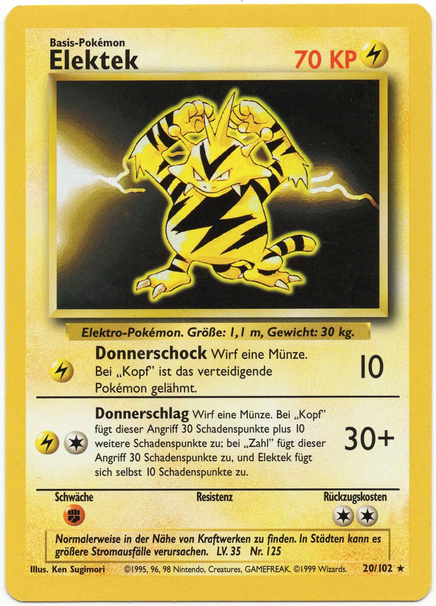 elektek-20-102-pokemon-tcg-near-mint Elektek - 20/102 - Pokémon TCG - Near Mint