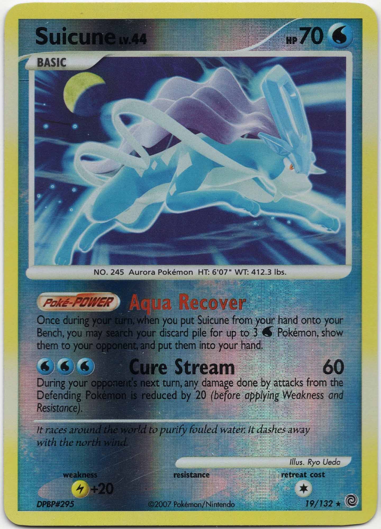 Suicune LV.44 - 19/132 - Pokémon TCG (Near Mint)
