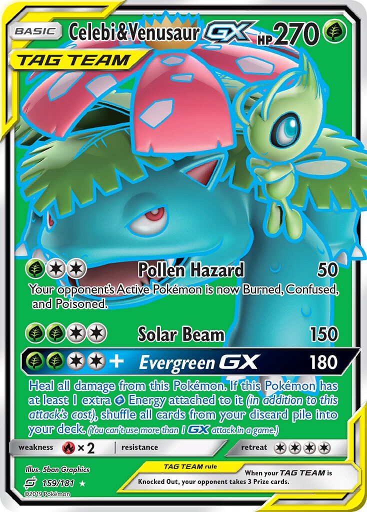 Celebi & Venusaur-GX - 159/181 - EN Celebi & Venusaur-GX - 159/181 - EN