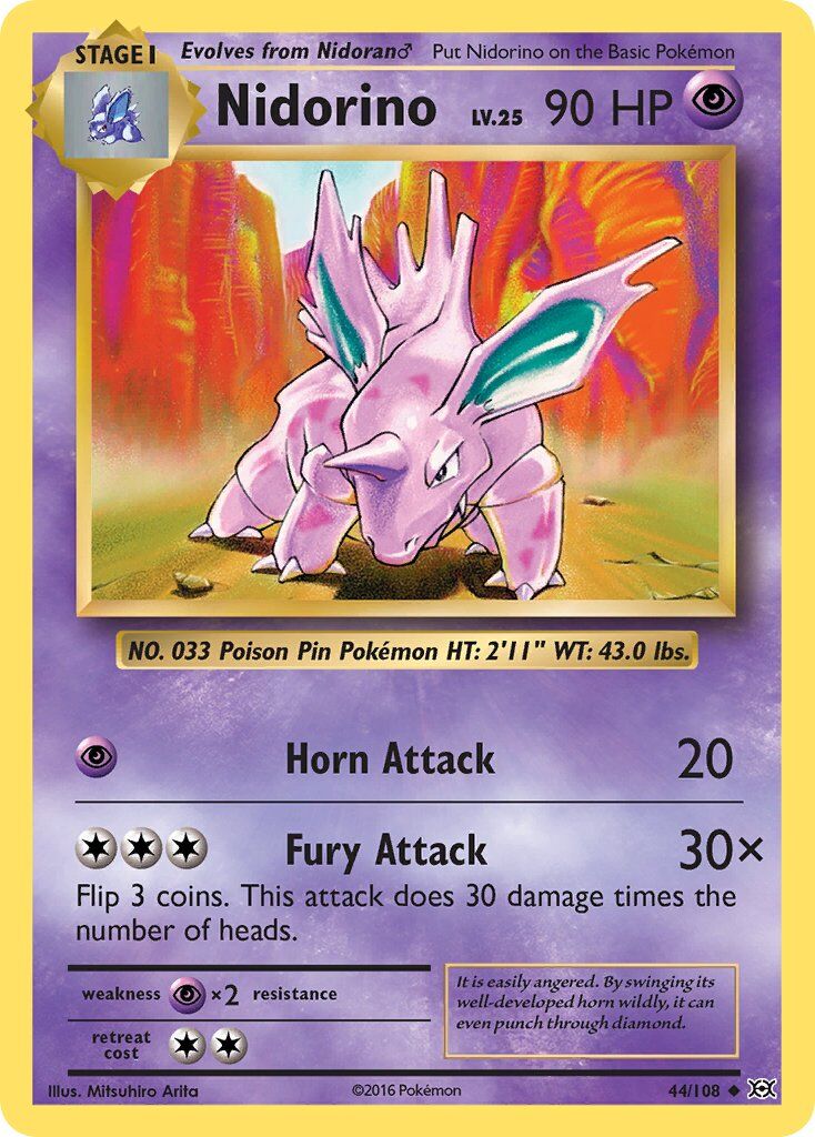 Nidorino - 44/108 - EN Nidorino - 44/108 - EN