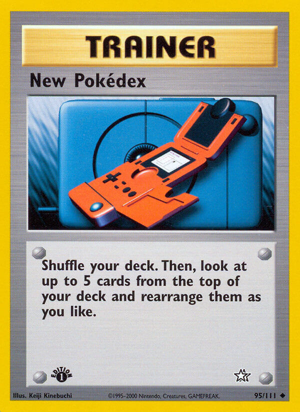New Pokédex - 95/111 - 1st Edition - EN