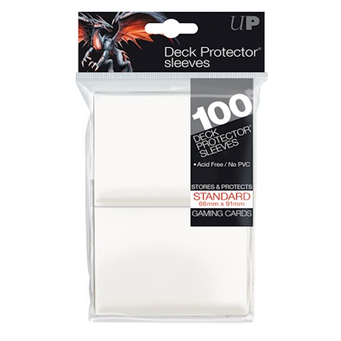 White Deck Protector Standard (100) NEW SIZE