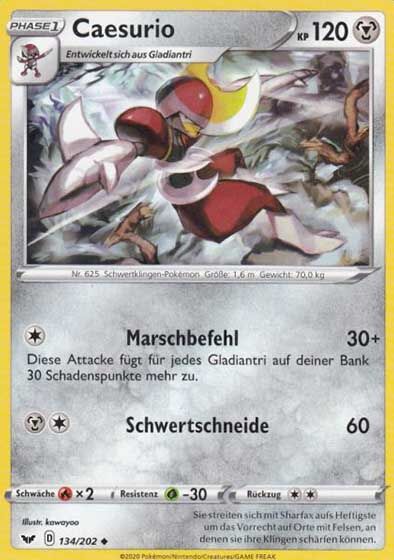 Caesurio 134/202 - Pokémon TCG