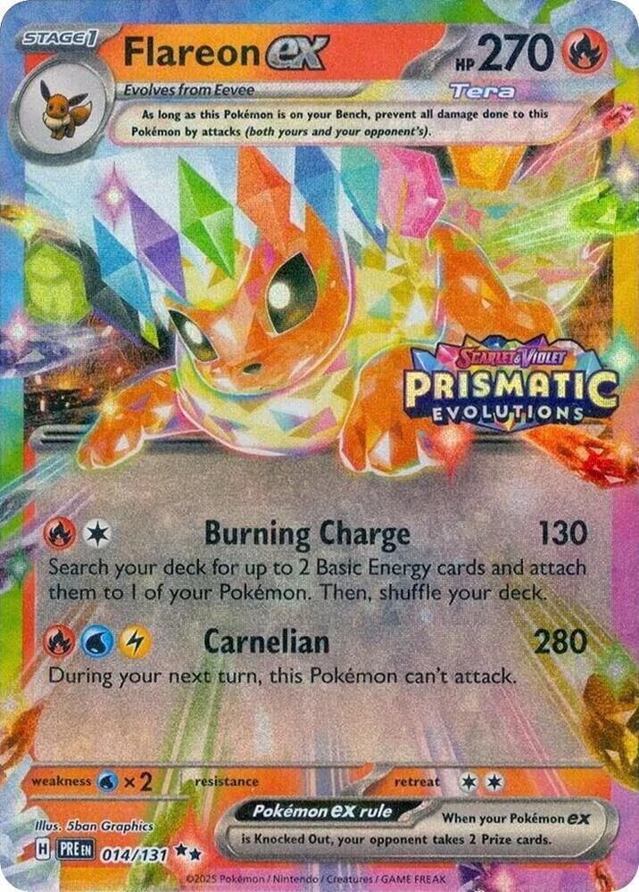 Flareon ex - 014/131 - Set Stamp - EN
