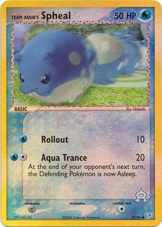 Team Aqua’s Spheal - 57/97 - Reverse Holo - EN Team Aqua’s Spheal - 57/97 - Reverse Holo - EN