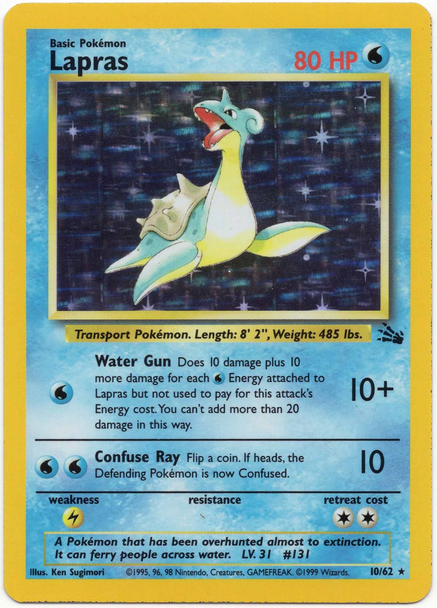 lapras-10-62-pokemon-tcg-near-mint Lapras - 10/62 - Pokémon TCG - Near Mint