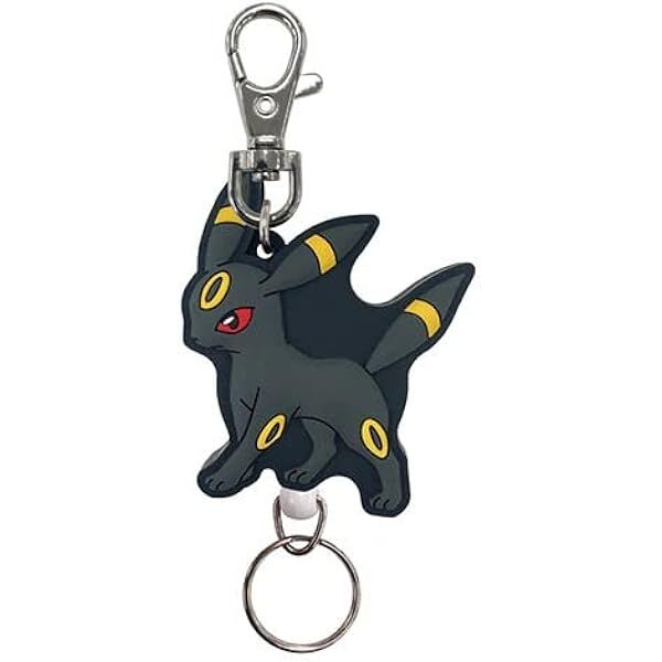 Rubber Reel Key Holder Umbreon