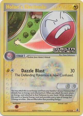 Holon’s Electrode - 21/113 - Reverse Holo - EN
