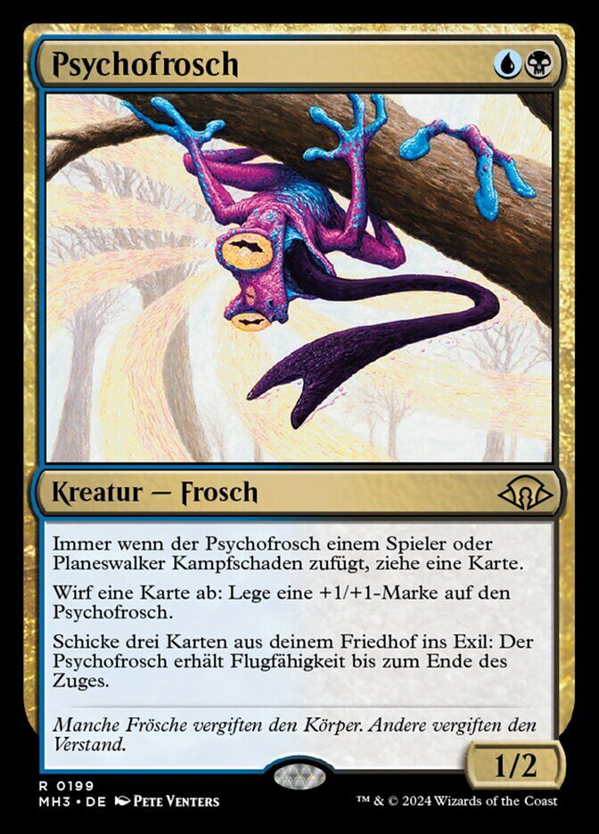 Psychic Frog - MH3 199 - Normal - DE - NM Psychic Frog - MH3 199 - Normal - DE - NM
