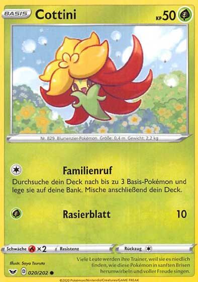 Cottini 020/202 - Pokémon TCG