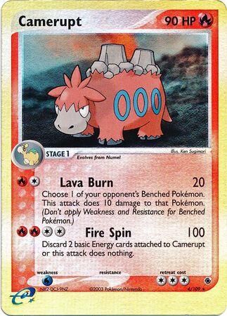 Camerupt - 4/109 - Reverse Holo - EN