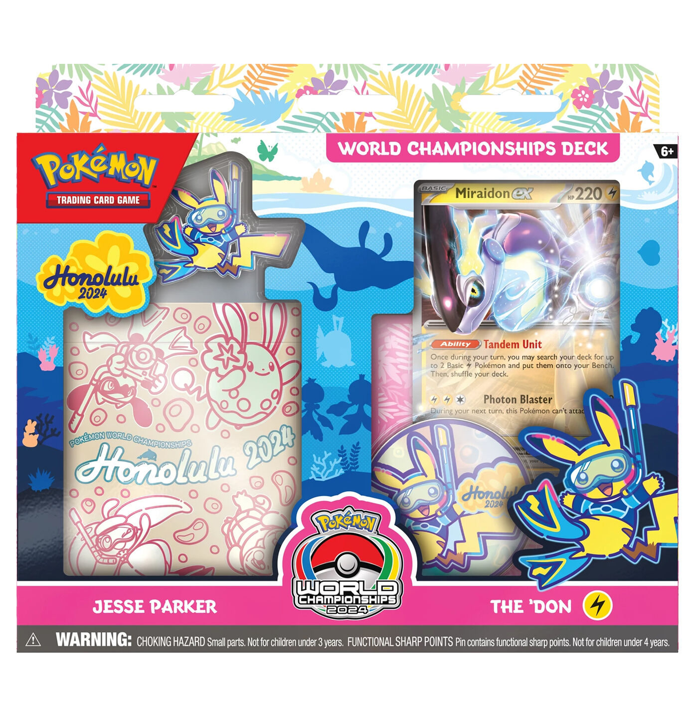 Pokémon 2024 World Championship Deck Miraidon ex - Masters Division 3rd place - EN Pokémon 2024 World Championship Deck Miraidon ex - Masters Division 3rd place - EN