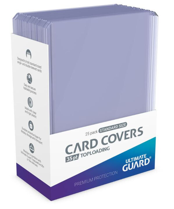 Ultimate Guard Card Covers Toploading 35 pt Transparent (25er-Pack) Ultimate Guard Card Covers Toploading 35 pt Transparent (25er-Pack)