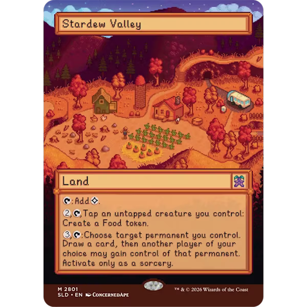 Magic the Gathering Secret Lair x Stardew Valley: Welcome to Stardew Valley - EN