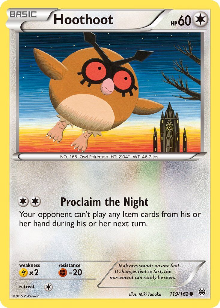 Hoothoot - 119/162 - EN Hoothoot - 119/162 - EN