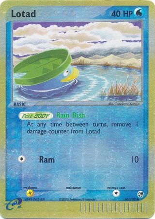 Lotad - 66/100 - Reverse Holo - EN