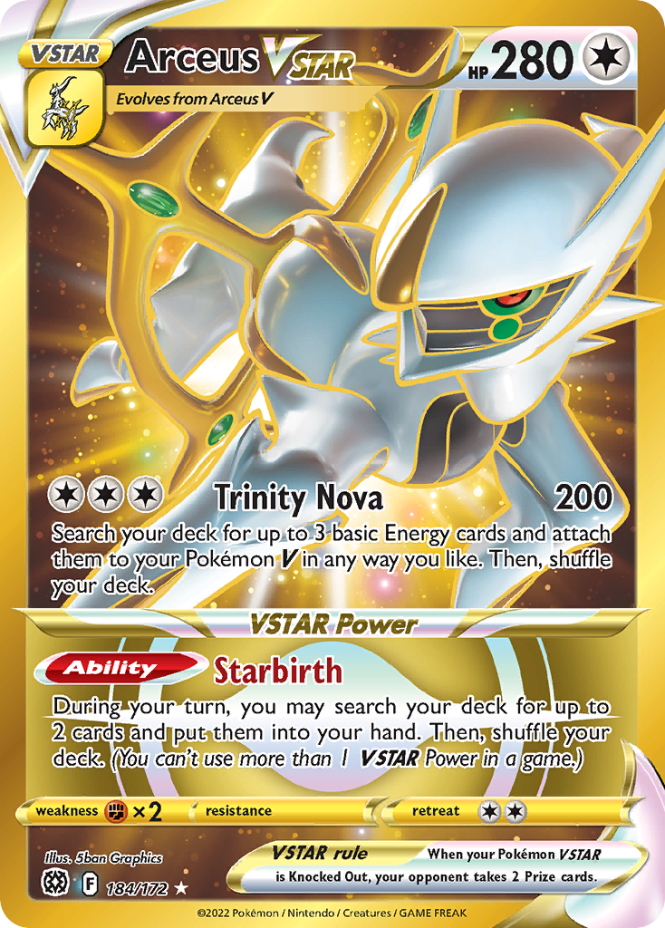 Arceus VSTAR - 184/172 - EN