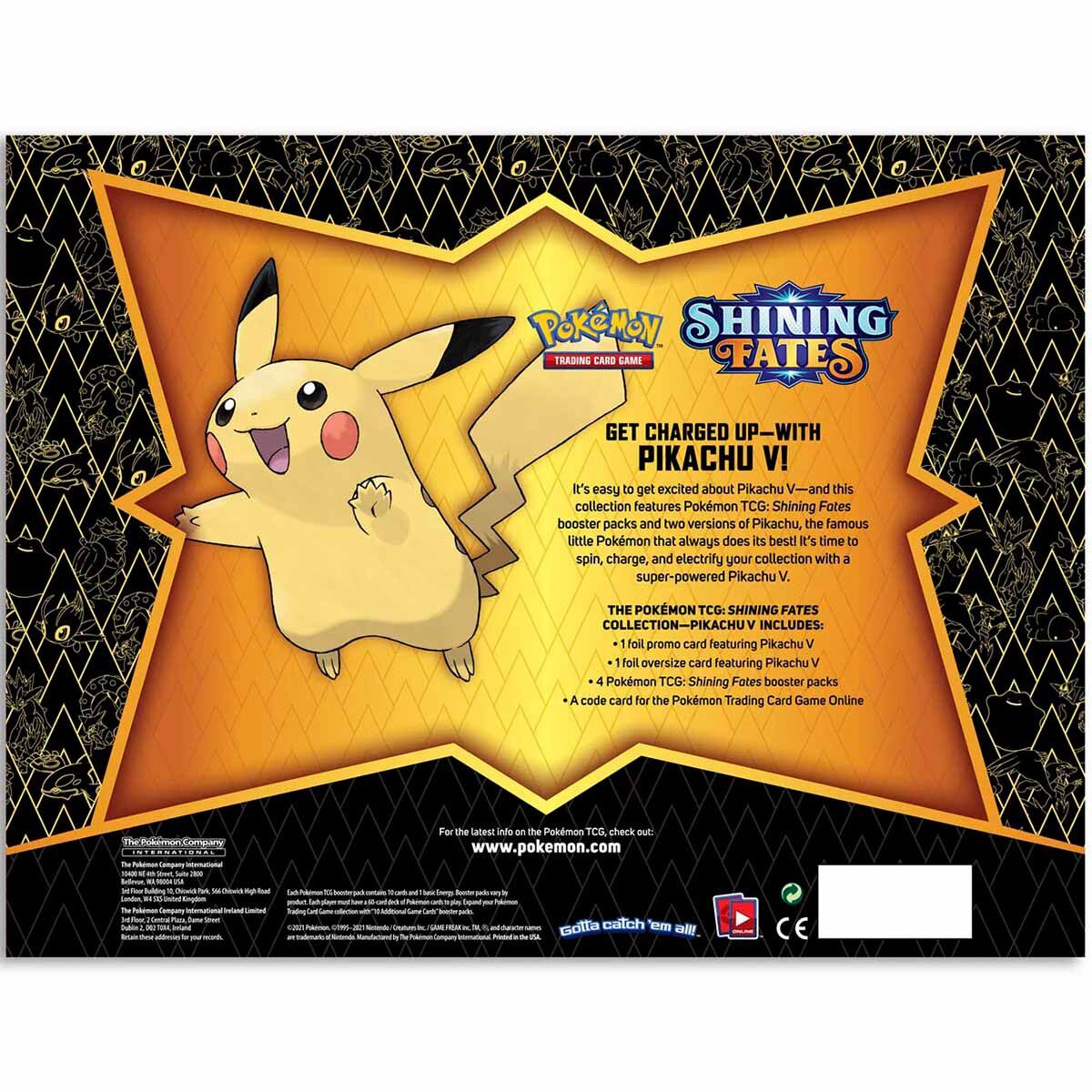 Pokémon Shining Fates Pikachu V Collection Box - EN