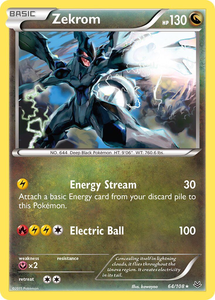 Zekrom - 64/108 - EN Zekrom - 64/108 - EN