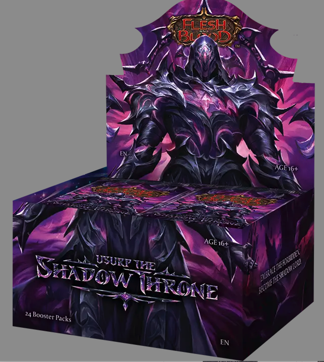 Usurp The Shadow Throne Booster Display (24) - Flesh & Blood TCG - EN