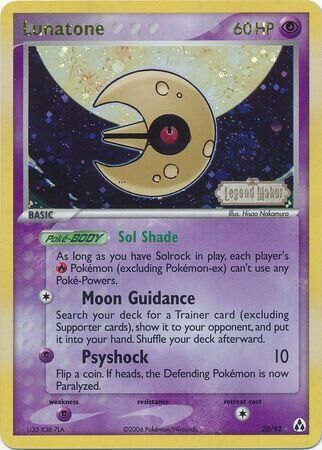 Lunatone - 20/92 - Reverse Holo - EN