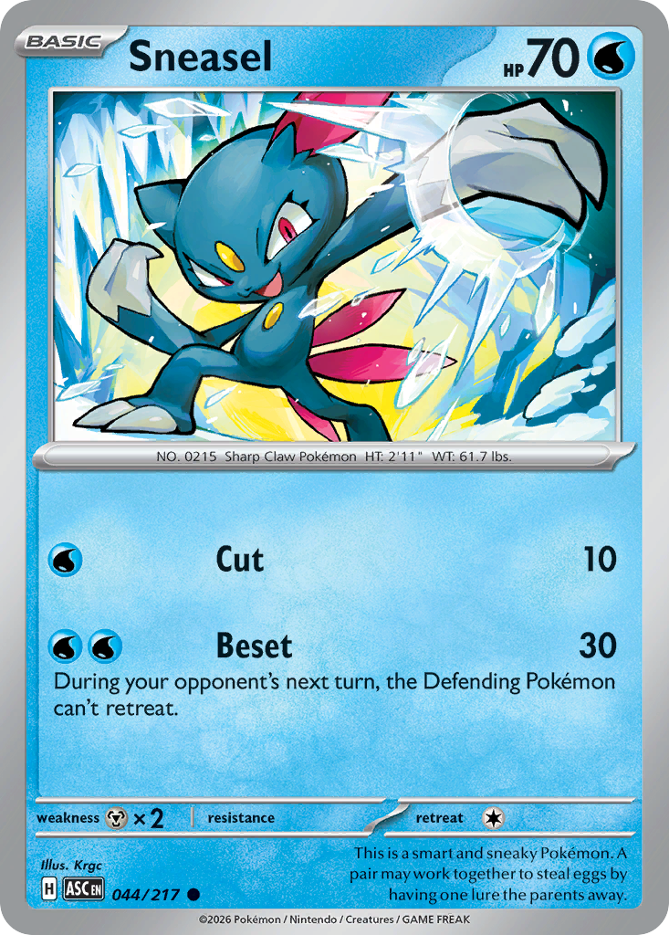 Sneasel - 044/217 - EN
