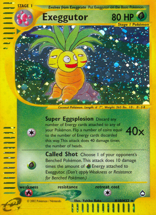 Exeggutor - H10/H32 - Holo Rare - EN Exeggutor - H10/H32 - Holo Rare - EN