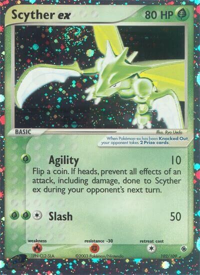 Scyther ex - 102/109 - EN