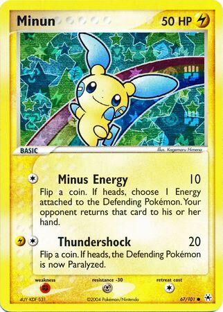 Minun - 67/101 - Reverse Holo - EN Minun - 67/101 - Reverse Holo - EN