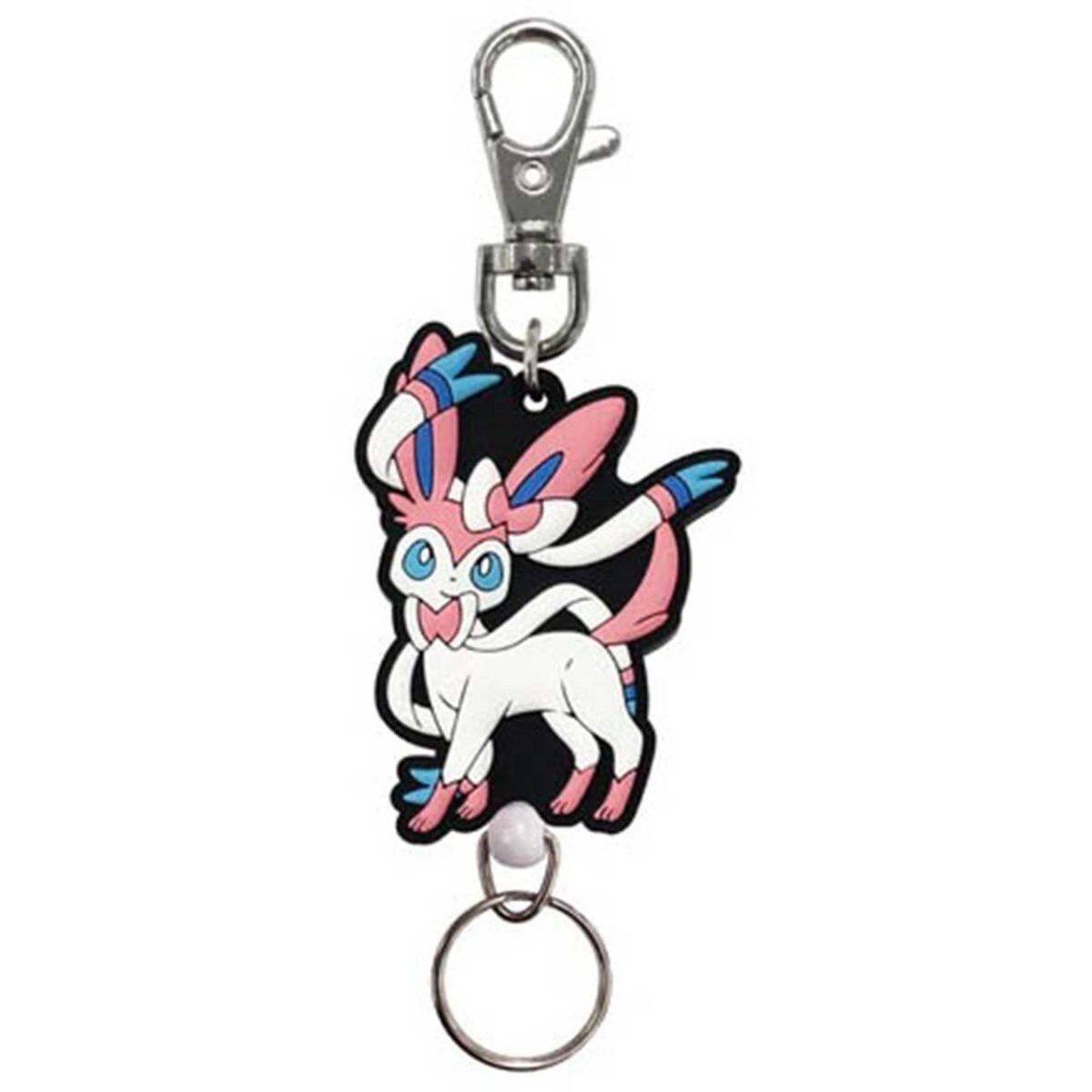 Rubber Reel Key Holder Sylveon