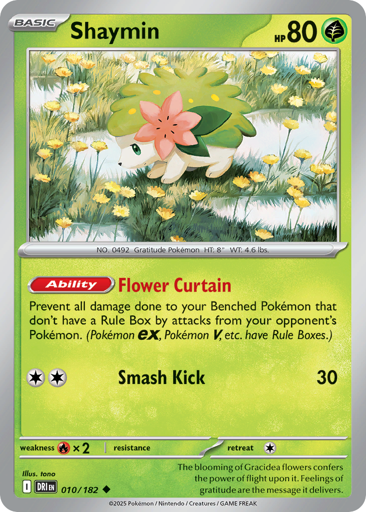 Shaymin - 010/182 - EN Shaymin - 010/182 - EN
