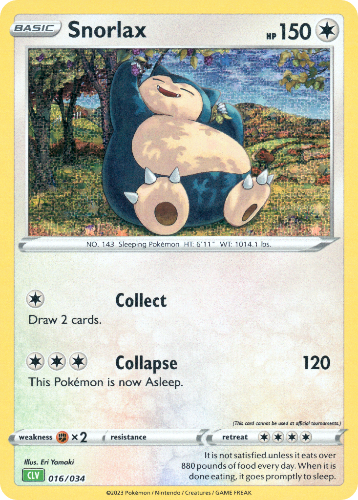 Snorlax - 016/34 - EN Snorlax - 016/34 - EN