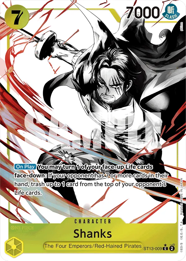 Shanks - ST13-009 - Alternate Art Shanks - ST13-009 - Alternate Art
