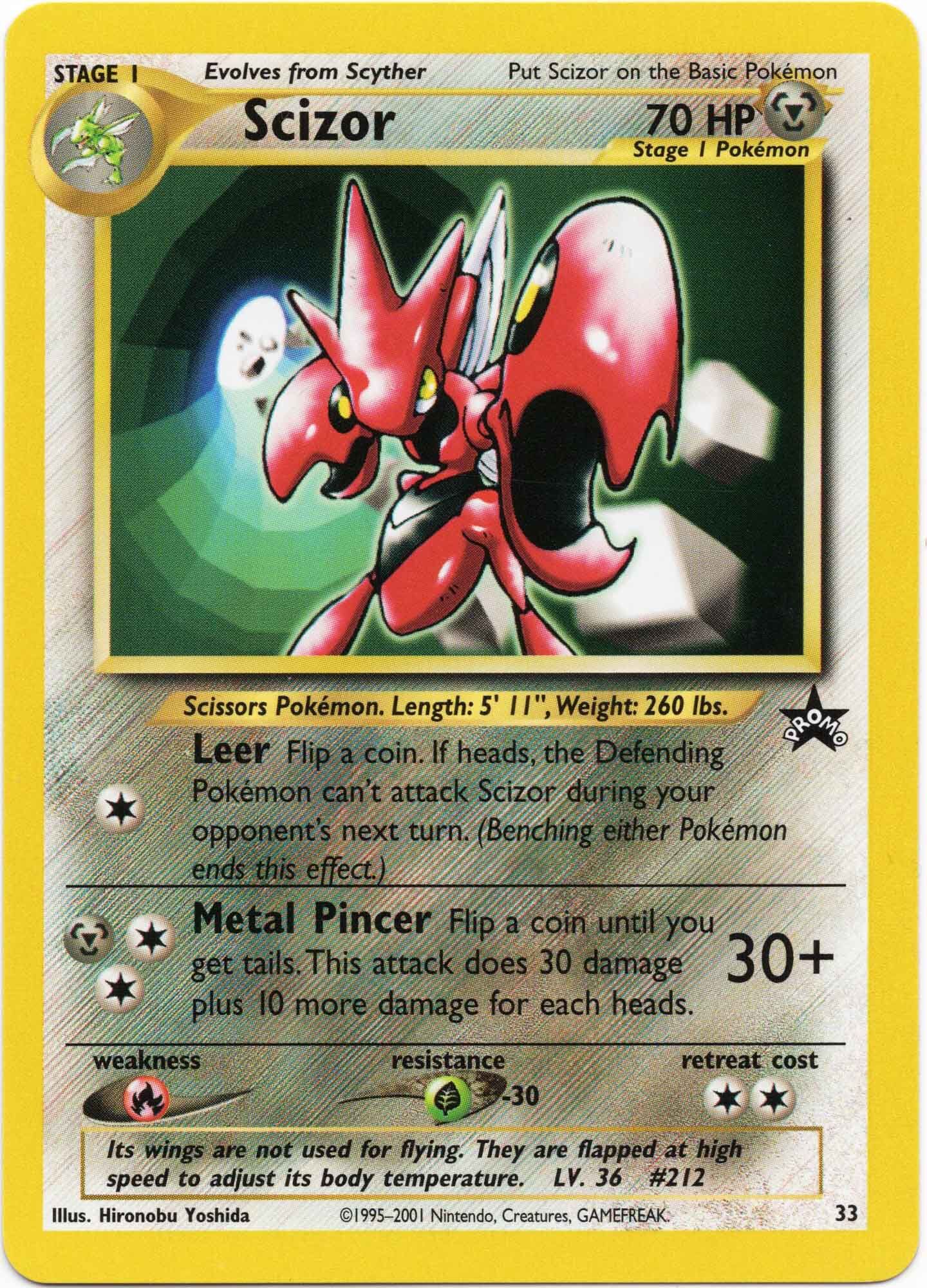 scizor-black-star-promo-33-pok-mon-tcg Scizor Black Star Promo 33 - Pokémon TCG