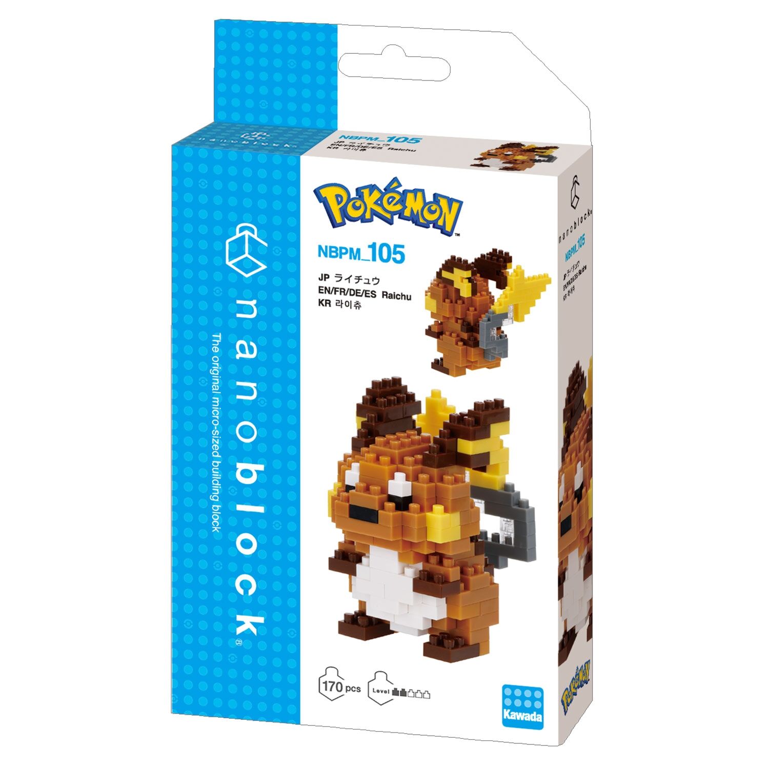 Pokémon Nanoblock Raichu - NBPM_105 Pokémon Nanoblock Raichu - NBPM_105
