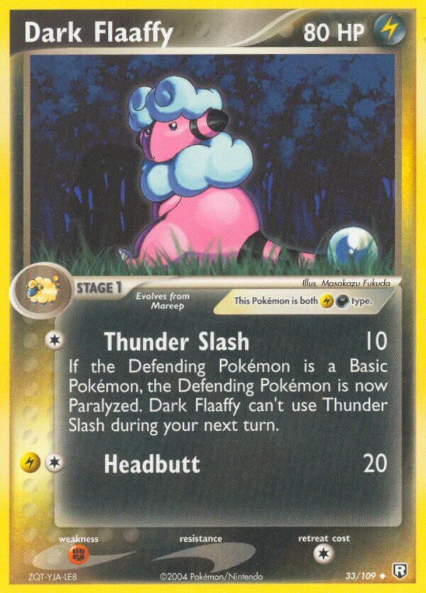 Dark Flaaffy - 33/109 - Reverse Holo - EN Dark Flaaffy - 33/109 - Reverse Holo - EN