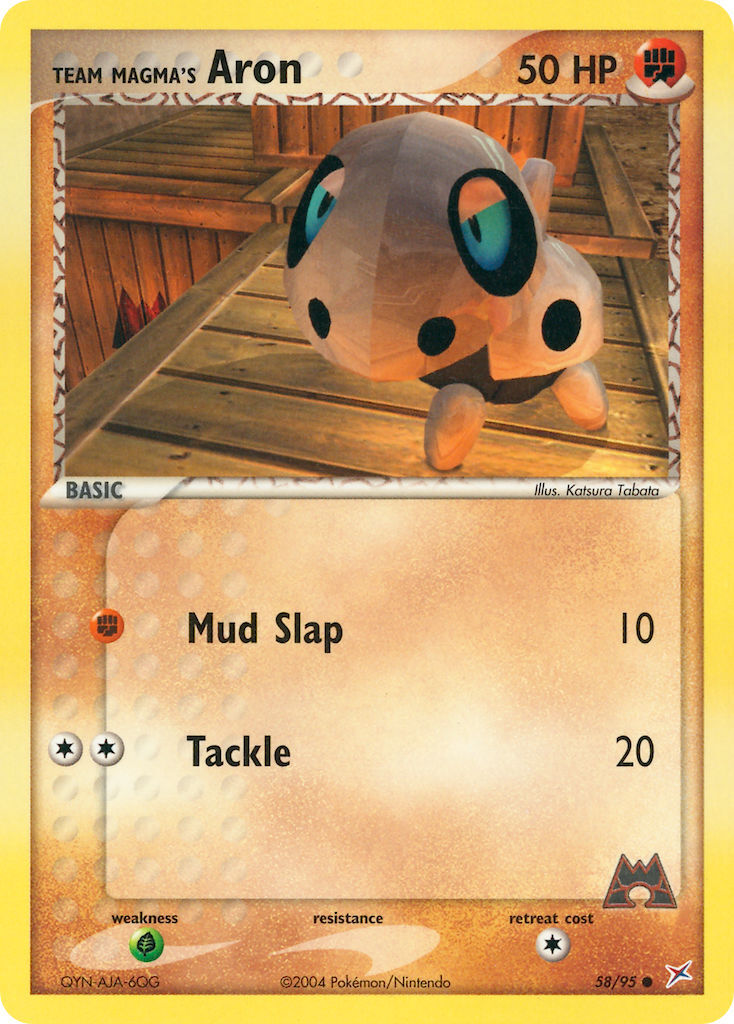 Team Magma’s Aron - 58/95 - EN