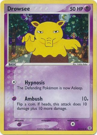 Drowzee - 32/112 - Reverse Holo - EN Drowzee - 32/112 - Reverse Holo - EN